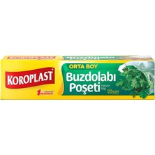 3 Adet Koroplast Orta Boy Buzdolabı Poşeti 20 Li