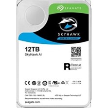 Seagate Skyhawk 12TB 3,5 inç NAS Sabit Disk 7200 RPM 256MB Cache Bellek ile Güvenlik İçin