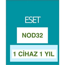 Eset NOD32 3 Cihaz 1 Yıl Dijital  Lisans Anahtarı ile Hızlı Aktivasyon