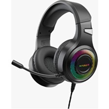 Xaser GT-HF2D RGB Aydınlatmalı Mikrofonlu Kulaküstü Oyuncu Kulaklığı USB Bağlantılı