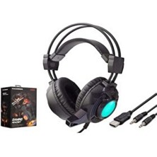 Hadron G58 Mikrofonlu Kulaküstü Oyuncu Kulaklık Kablolu Gürültü Önleyici 1,5 m Siyah