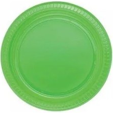 2 Adet Soyalan Renkli Plastik Tabak 10 Lu