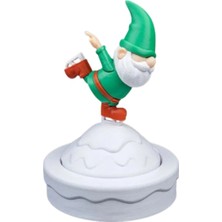 SHC4200 Lounge Dönen Buz Pateni Cüce 13 cm – Kış Yılbaşı Dekoratif Figür