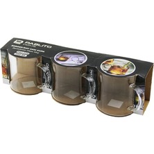 Paşabahçe Pablıto Home Borosilikat 350ML Cam Kupa Bardak 3 Lü