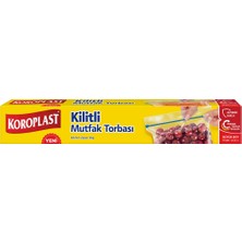 2 Adet Koroplast Büyük Boy Kilitli Mutfak Torbası