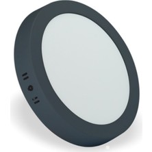 Helios SİYAH18 W Sıva Üstü Oval LED Panel (Beyaz Işık)