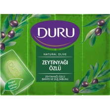 2 Adet Duru Natural Olive Zeytinyağlı Banyo Sabunu 4X150 600 gr