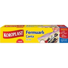 5 Adet Koroplast Küçük Boy Fermuarlı Kilitli Çanta