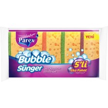 4 Adet Parex Bubble Bulaşık Süngeri 5 Li