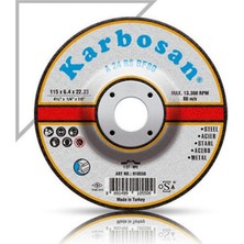 İSPİRAL TAŞI KARBOSAN BOMBELİ FLEX TAŞLAMA (115X6X22)