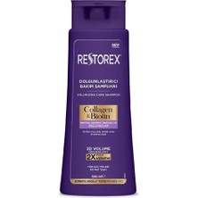 5 Adet Restorex Şampuan 500 ml Collagen&biotin