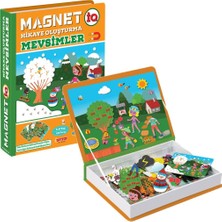 NW NessiWorld 1505 Dıytoy, Magnet Hikaye Oluşturma - Mevsimler / +3 Yaş