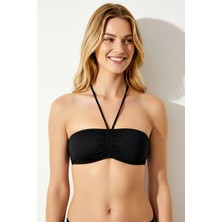 Ayyıldız 63541 Siyah Straplez Bikini Üstü