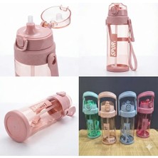 2 Adet Tutku Motivasyon Matara Pipetli Büyük Boy Tutmalı 1.8 Lt