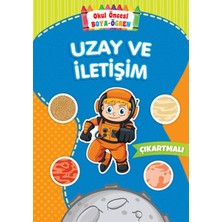 Okul Öncesi Boya-Öğren - Uzay ve Iletişim - Çıkartmalı