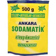 2 Adet Ankara Sodamatik Kireç Önleyici ve Beyazlatıcı 500 gr