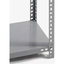 Çelik Raf Burada ® 31x60x150 5 Katlı Galvaniz Raf  Dx51 Kalite