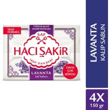 3 Adet Hacı Şakir Lavanta Kalıp Sabun 600 gr