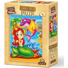 Art Puzzle Art Kids Denizkızı ve Arkadaşları 16 Parça Ahşap Puzzle