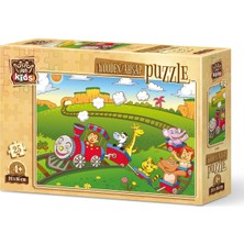 Art Puzzle Art Kids Hayvanlar Treni 25 Parça Ahşap Puzzle