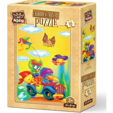 Art Puzzle Art Kids Çılgın Uçurtmacılar 16 Parça Ahşap Puzzle