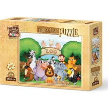 Art Puzzle Art Kids Hayvanat Bahçesi'ne Hoşgeldiniz 100 Parça Ahşap Puzzle