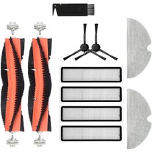 robotyedek Dreame D9 Max (RLS5-BL1) Uyumlu Yedek Fırça Hepa Filtre Mop Seti-11 Parça