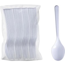 3 Adet Uplass Plastik Kaşık Lüks 50 Adet
