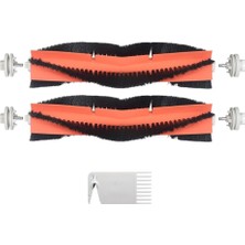 robotyedek Dreame D9 Max (RLS5-BL1) Uyumlu Yedek Ana Fırça ve Temizleme Tarağı-3 Parça