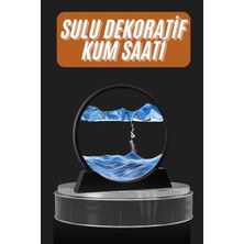 SHC4200 Dekoratif Sulu Kum Saati Ofis Masa Üstü Ev Yuvarlak Kum Saati