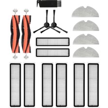 robotyedek Dreame D9 Max (RLS5-BL1) Uyumlu Yedek Fırça Hepa Filtre Mop Seti-17 Parça