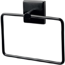 Mabello Yusuf Siyah Kare Havluluk Paslanmaz Çelik