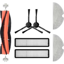 robotyedek Dreame D9 Max (RLS5-BL1) Uyumlu Yedek Fırça Hepa Filtre Mop Seti-7 Parça