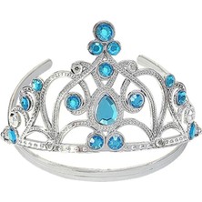 Ayder Timya Mavi Taşlı Elsa Çocuk Tacı Prenses Tacı Kraliçe Tacı 16x14 cm TG/Tmya1395 212032