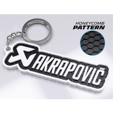 TriVox3D Akrapovic Logo Anahtarlık