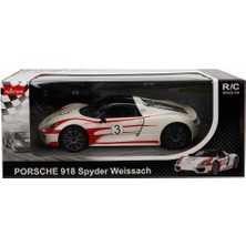 70710 1:14 Uzaktan Kumandalı Porsche 918 Spyder Weissach Işıklı Araba 32 cm