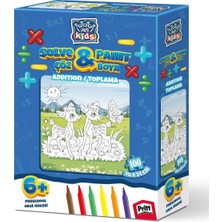 Art Puzzle Art Kids Çöz Boya Toplama