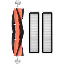 robotyedek Dreame D9 Max Uyumlu Yedek Ana Fırça ve Hepa Filtre-3 Parça