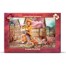 Art Puzzle Art Çocuk Frame Puzzle Fareli Köyün Kavalcısı 48 Parça