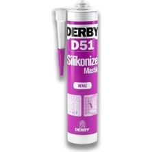 2 Adet Timon-Derby Mastik Silikonize Beyaz 500 gr