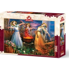 Art Puzzle Ateş Dansı 2000 Parça Puzzle Zorluğu Yüksek 96 x 68 cm Boyutunda