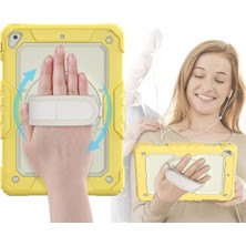 Woximax iPad 5 Air 9.7 Kılıf Strap New Tablet Kapak - Sarı WOXİMAX-32147
