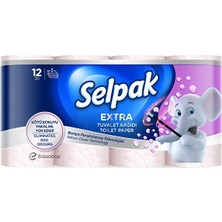 2 Adet Selpak Tuvalet Kağıdı 12 Li Extra Banyo