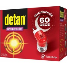 3 Adet Detan 60 Gece Elektrikli Likit + Yedek Likit