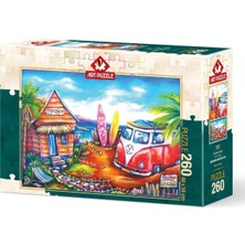 Art Puzzle Sörf Kampı 260 Parça Puzzle