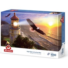 Art Puzzle Gündoğumunda Yüksek Uçuş 1000 Parça Puzzle