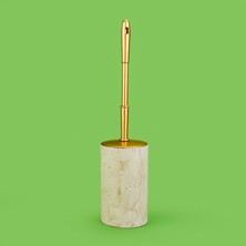 Matmel Bath Traverten Görünümlü Tuvalet Fırçası - Gri