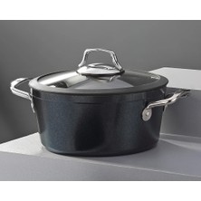 2 Adet Hascevher Terra Süzgeçli Kızartma Tenceresi 24 cm