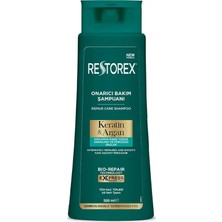 4 Adet Restorex Şampuan 500 ml Keratin&argan