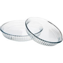 5 Adet Paşabahçe Borcam Yuvarlak Fırın Tepsisi 2 Li